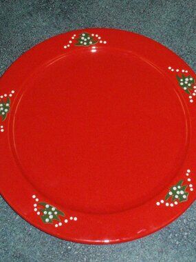 WAECHTERSBACH Christmas Tree ROUND SERVING 12-1/4" CHARGER PLATTER Service Plate